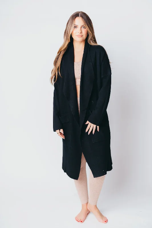 Best Bargains Ria Relaxed Fit Cardigan in Black