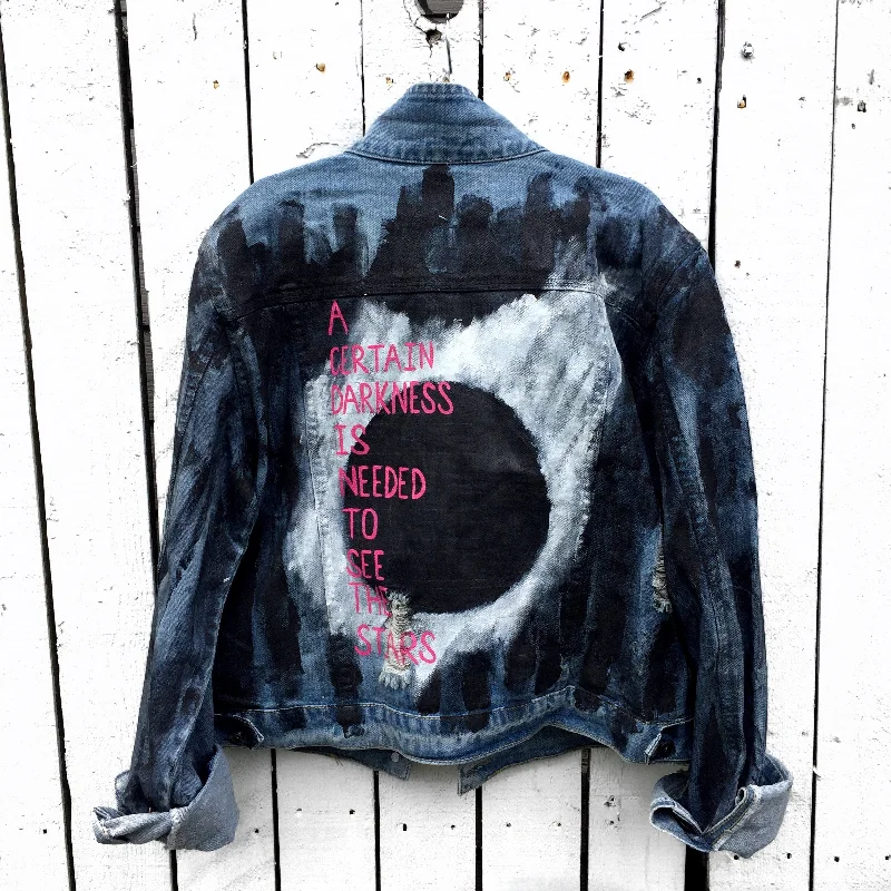 Steals and Deals 'DARKNESS' DENIM JACKET
