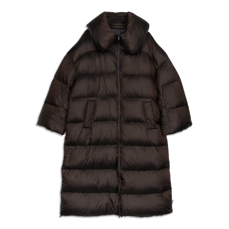 Massive Deals Down-Filled Long Puffer Jacket - Resale