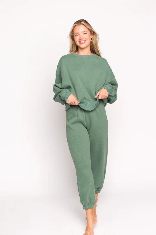 Mega Deal Comfy Cozy Sweatshirt in Pine (Sold Separately)