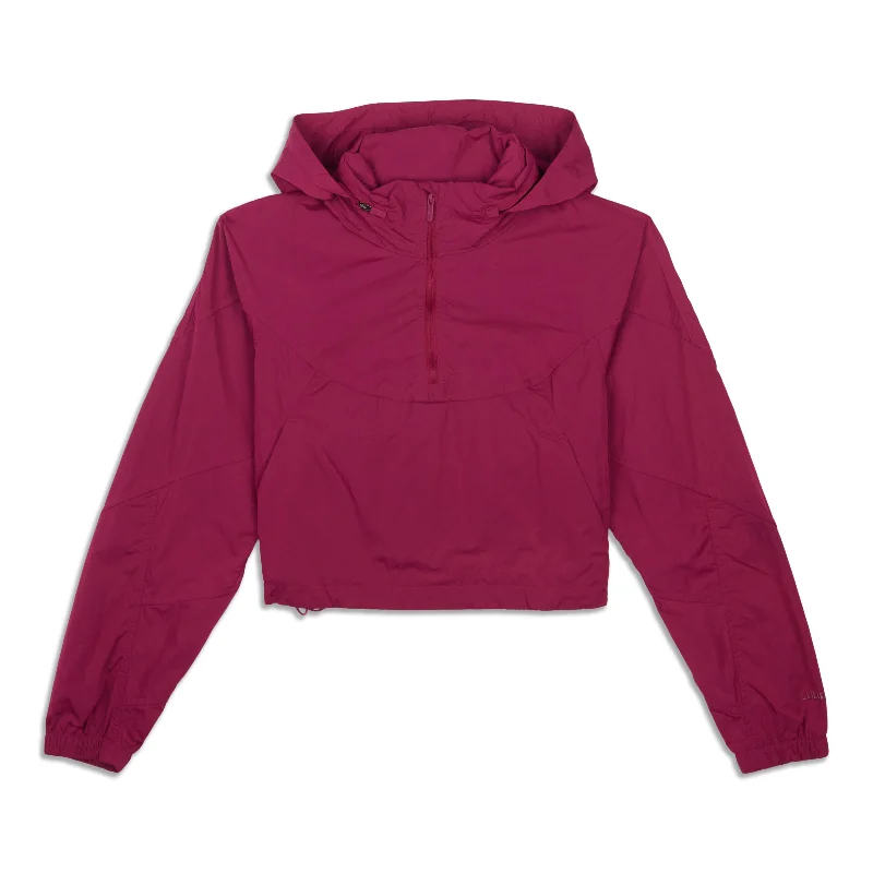 Seasonal Clearance Evergreen Cropped Anorak - Resale