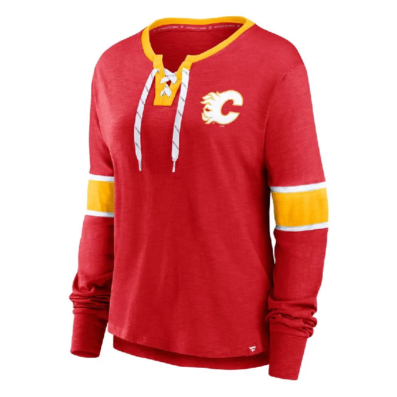 Epic Deals Fanatics - Women's Calgary Flames Iconic Long Sleeve Top (3ZCD 066J 2C 3NB) Epic Deals Fanatics - Women's Calgary Flames Iconic Long Sleeve Top (3ZCD 066J 2C 3NB)