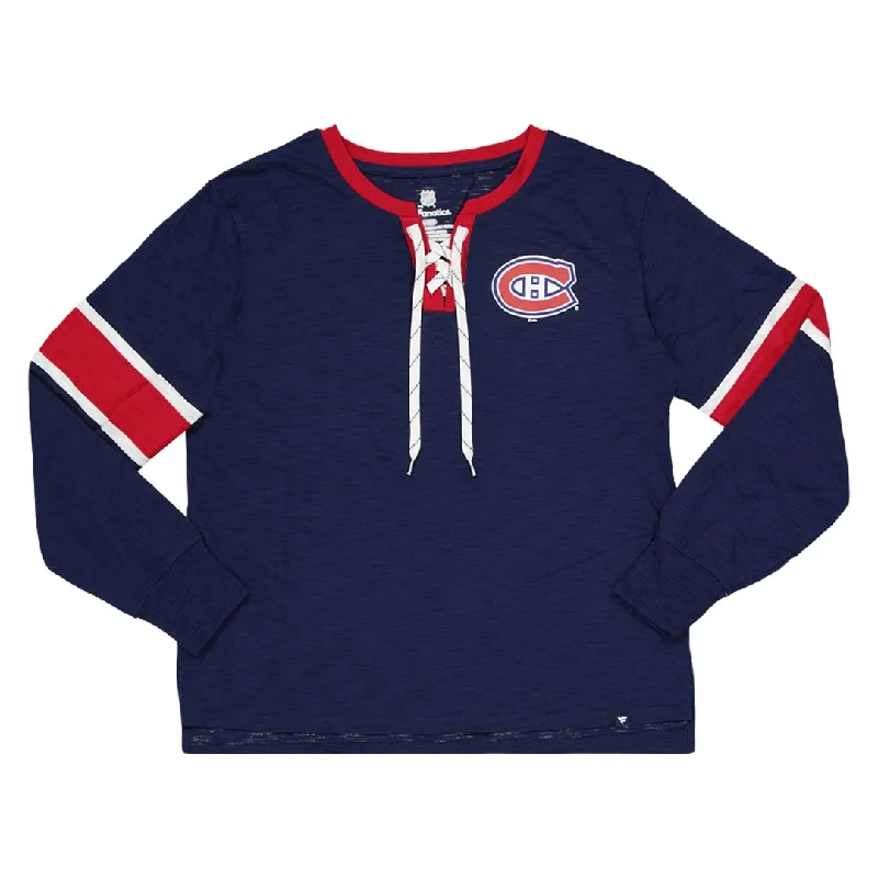 Huge Discounts Fanatics - Women's Montreal Canadiens Iconic Long Sleeve T-Shirt (3ZCD EM87 2K 3NB)