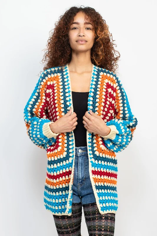 Can't Miss Fiesta Crocheted Cardigan