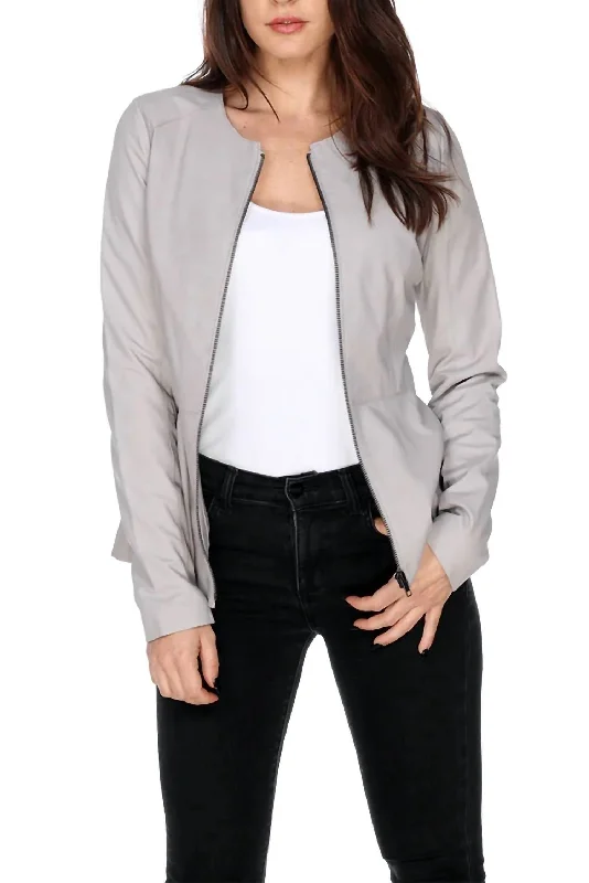 Low Prices Flare Fitted Jacket In Mastic