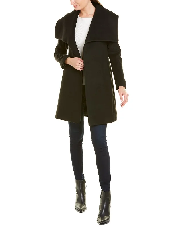 Price Blitz FLEURETTE Medium Wool Wrap Coat
