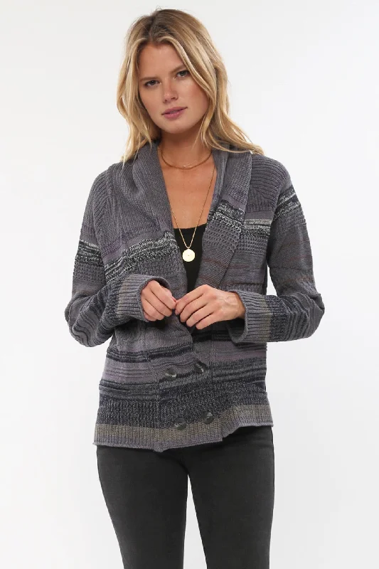 Deal of the Day Shelton Double Breasted Cardigan in Fox Hound'LAST ONE IN EACH SIZE'