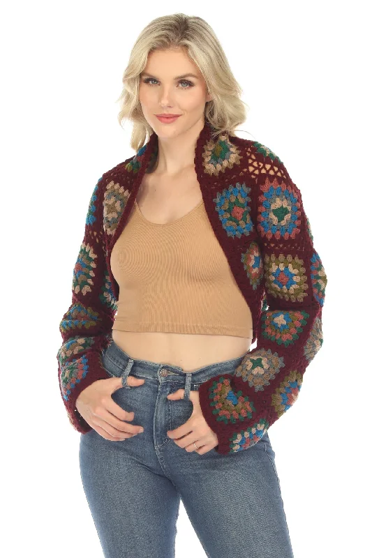 Act Fast Granny Square Crochet Bolero