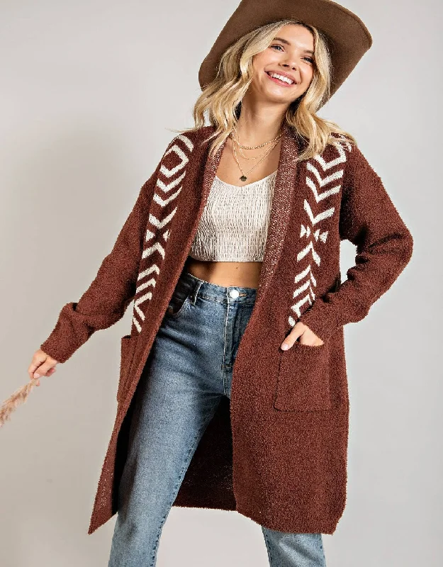 Shop and Save FUZZY SKULL HEAD CARDIGAN
