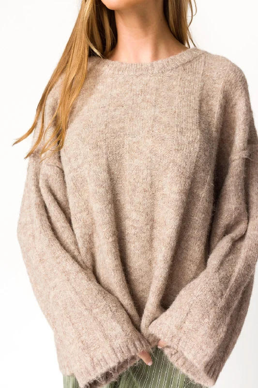 Price Reduction Jesse Pullover in Light Brown