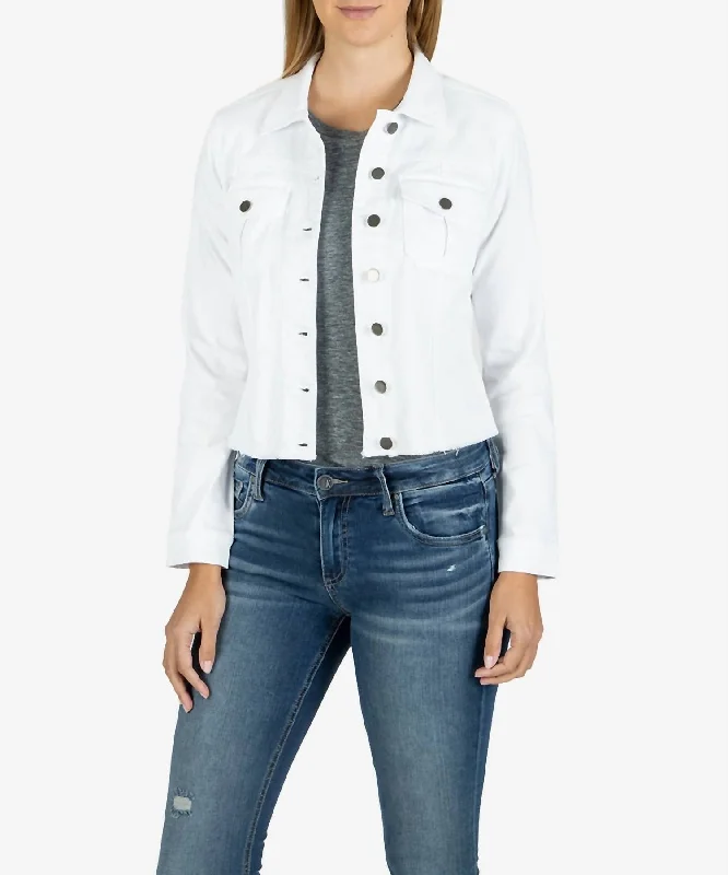 Savings Spectacular Kara Jacket in Optic White