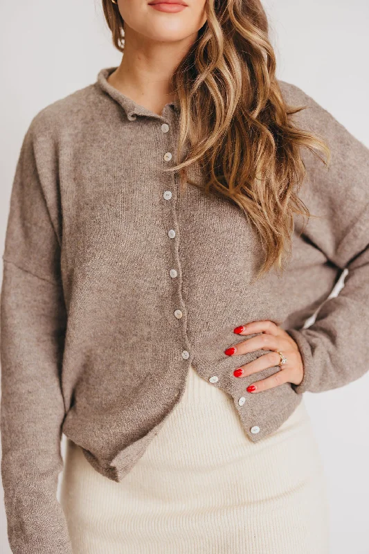Year-End Sale Piper Cardigan in Mocha