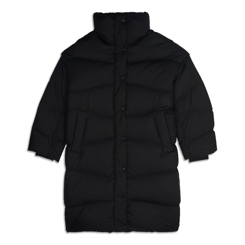While Supplies Last Long Oversized Down Jacket - Resale