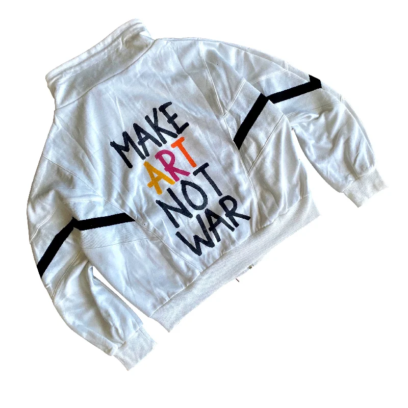 Exclusive Offers 'MAKE ART' PAINTED SWEAT JACKET