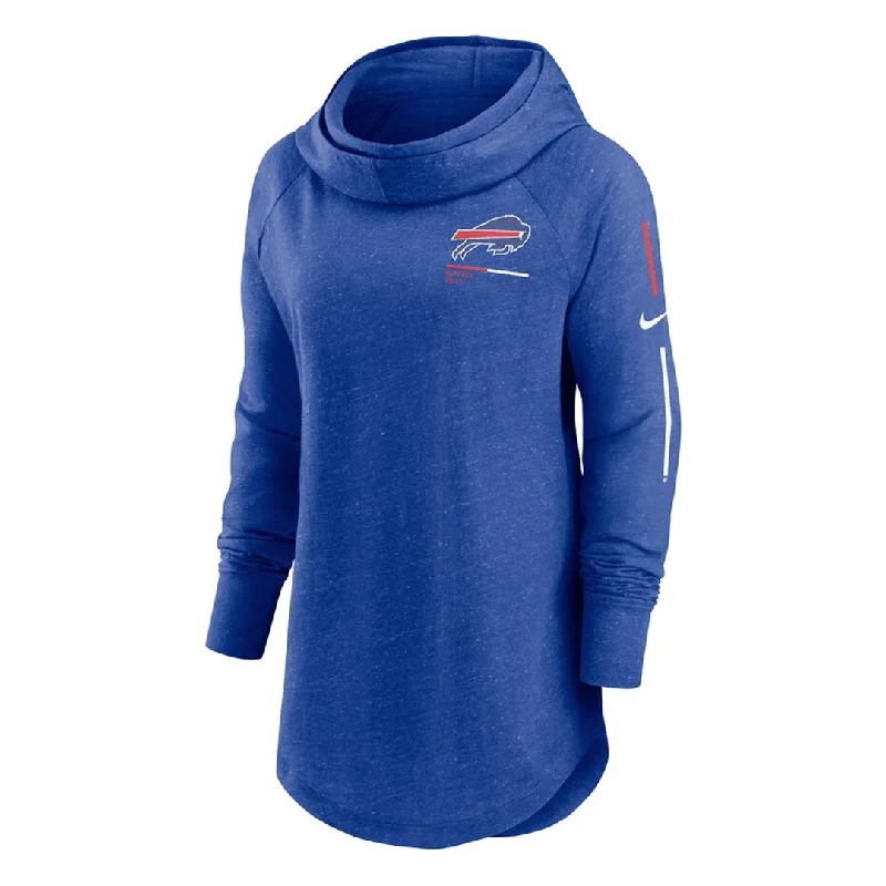 Price Reduction NFL - Women's Buffalo Bills Minimal Statement Funnel Neck Hoodie (NKZE 4DA 81 0Z8) Price Reduction NFL - Women's Buffalo Bills Minimal Statement Funnel Neck Hoodie (NKZE 4DA 81 0Z8)