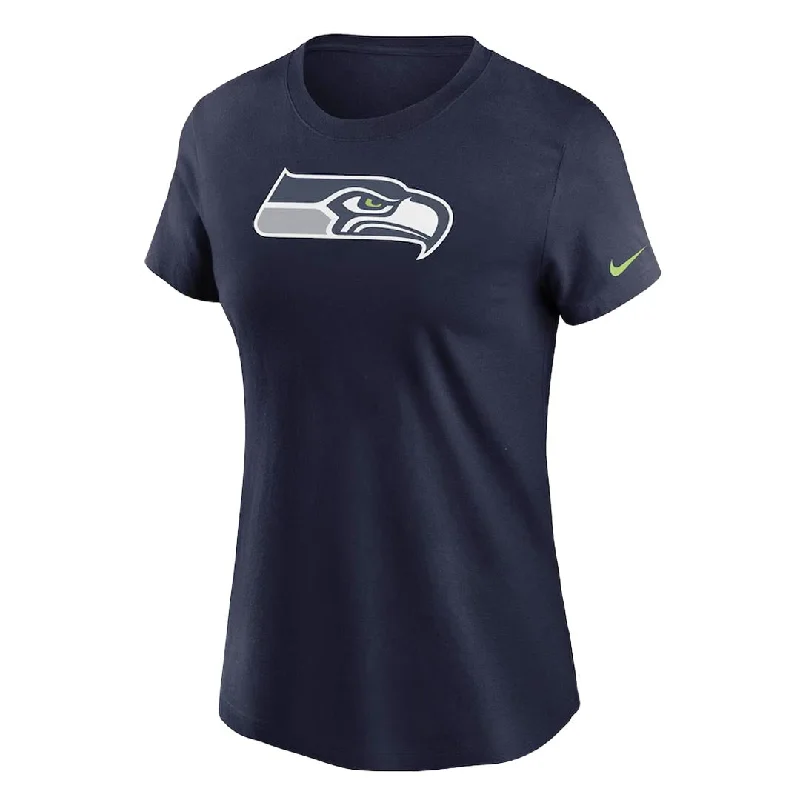 Buy Now NFL - Women's Seattle Seahawks Logo Essential T-Shirt (NKAF 41S 78 CM4)