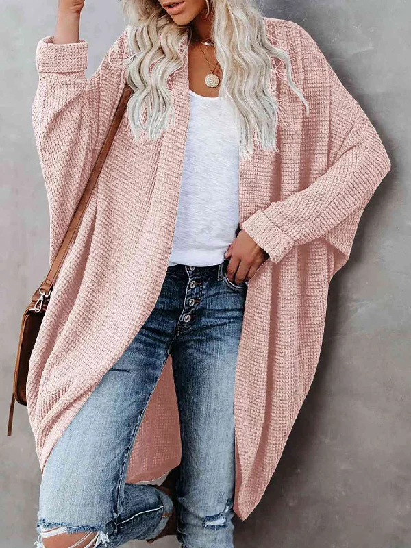 Huge Savings Open Front Long Sleeve Cardigan