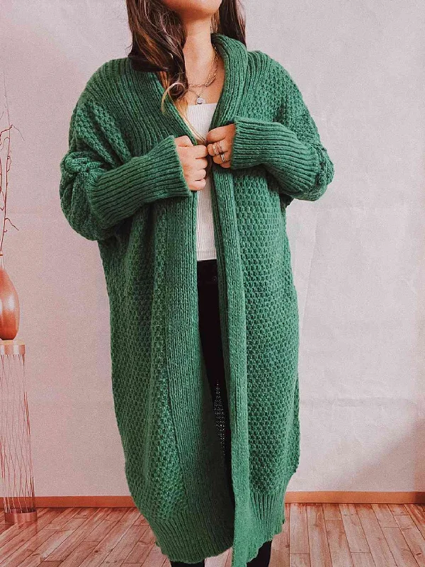 New Arrival Open Front Longline Cardigan