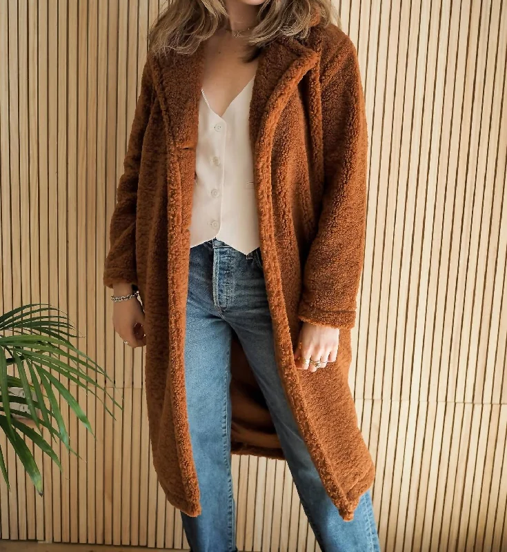 Savings Event Saide Jacket in Mocha Bisque
