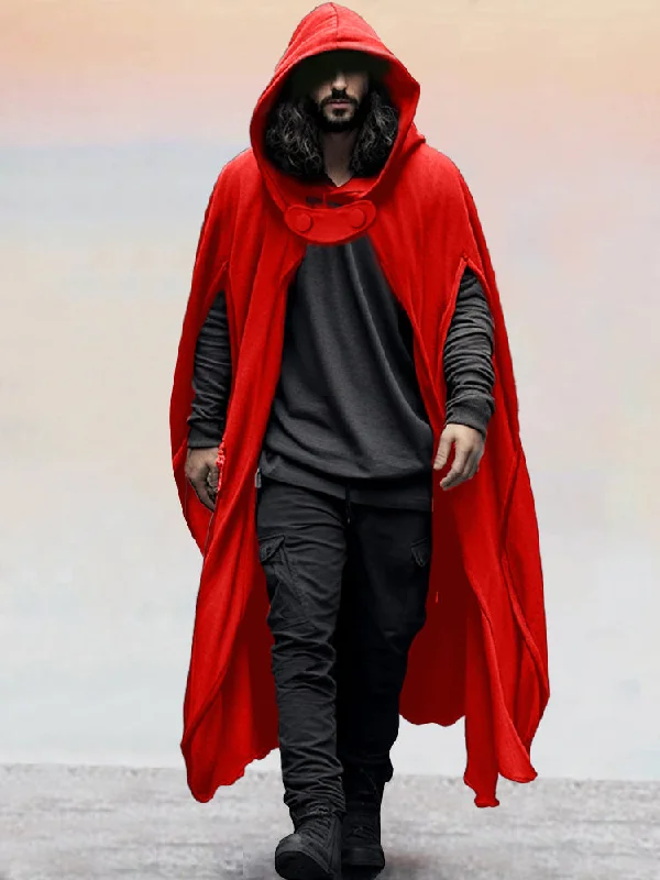 Today's Special Stylish Hooded Cloak Cardigan