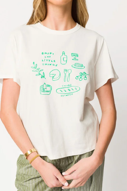 Fantastic Offers Enjoy the Little Things Shirt in Ivory