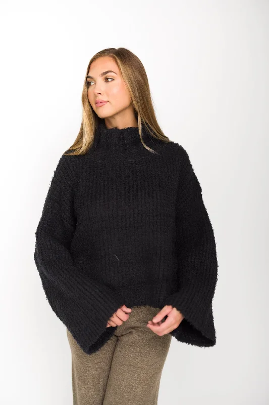 Deal Mania Lexia Pullover Sweater in Black