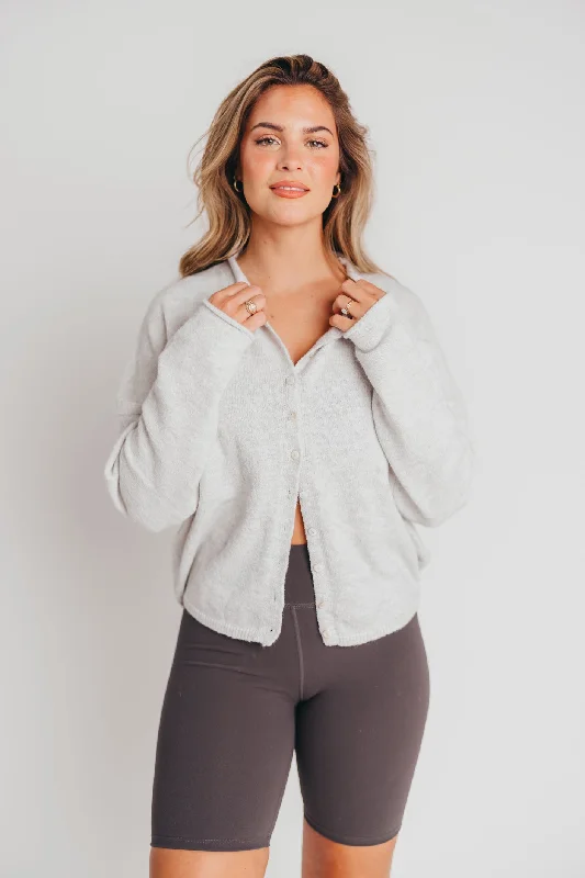Deal Alert Piper Cardigan in Light Grey