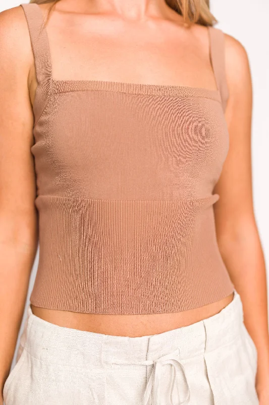 Early Access Willa Tank Top in Latte