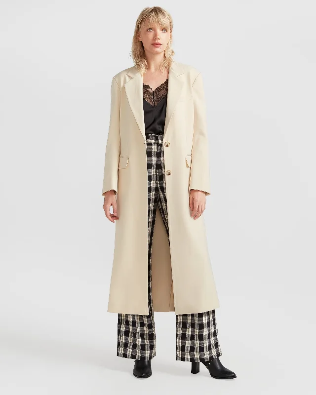 Online Specials Transcendent Asymmetric Split Hem Coat