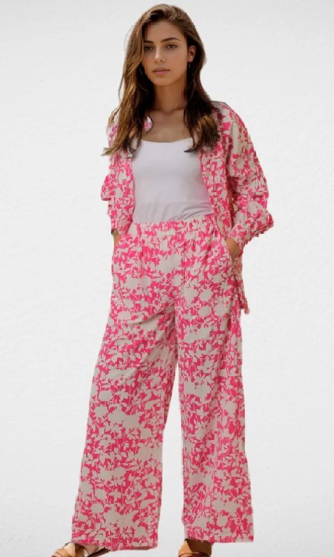 Super Savings Women Set Floral print (Pink & White)