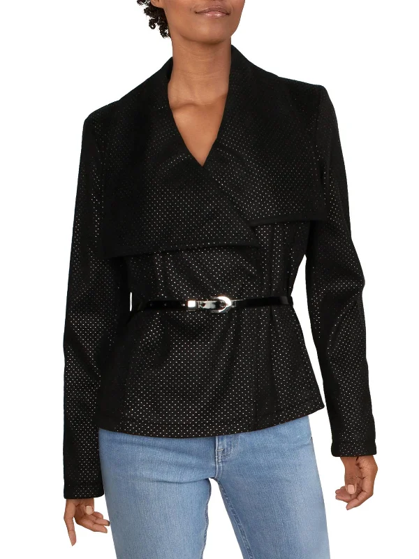 Deal Dash Womens Belted Lightweight Jacket