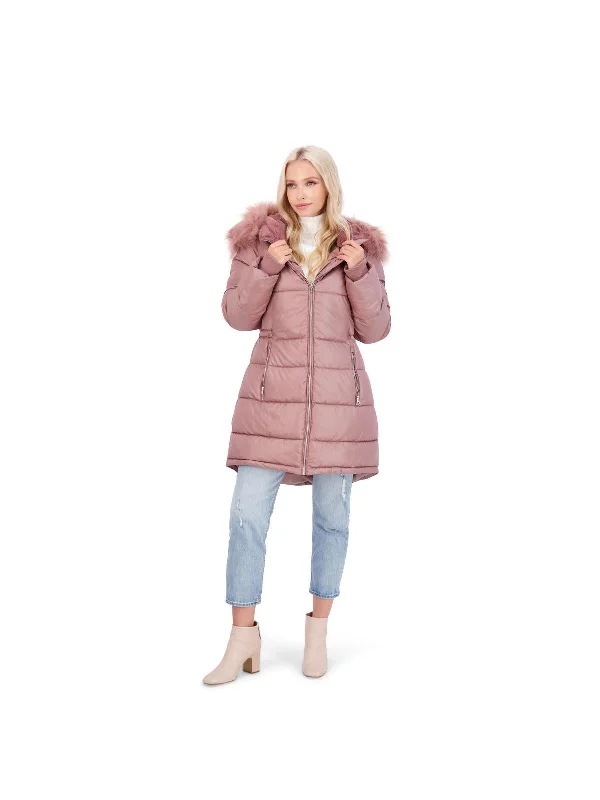 Special Offer Womens Faux Fur Warm Puffer Coat