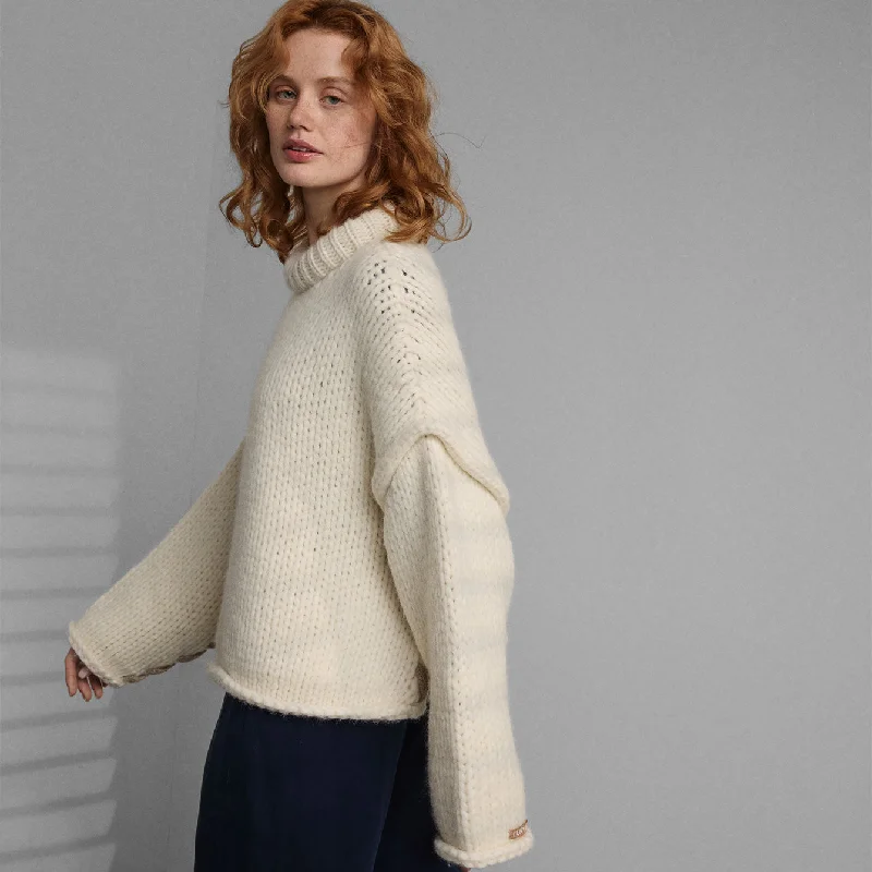 Price Reduction Lofty Wool Whip Stitch Pullover