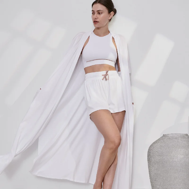 Hurry In Organic Pima Long Cardigan