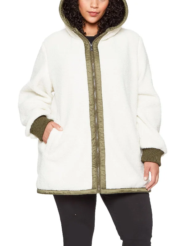 Stock Clearance Womens Shearling Warm Faux Fur Coat