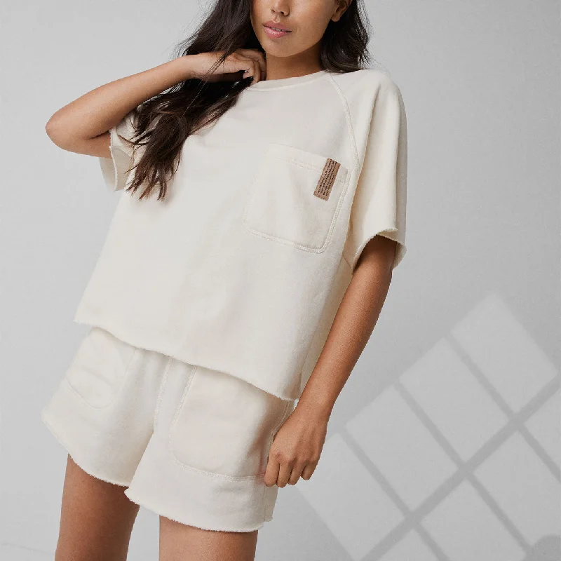 Markdowns Silksweats™ Reversible Short Sleeve Sweatshirt