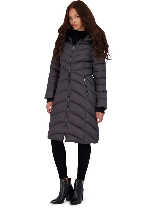New Deals Womens Slimming Long Puffer Jacket