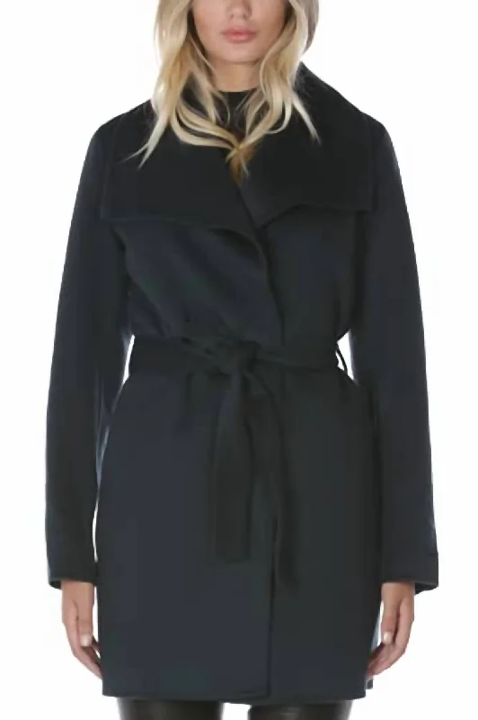 The Best Prices Wool Ella Wrap Coat Jacket Outerwear in Teal