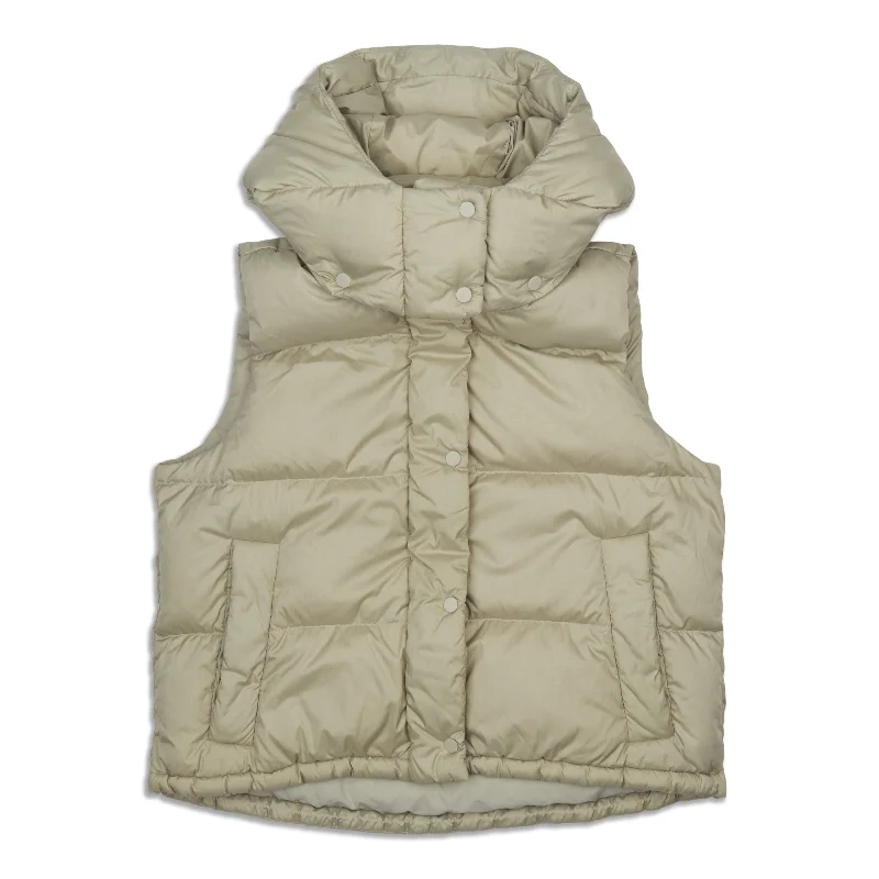 Markdowns Wunder Puff Cropped Vest - Resale