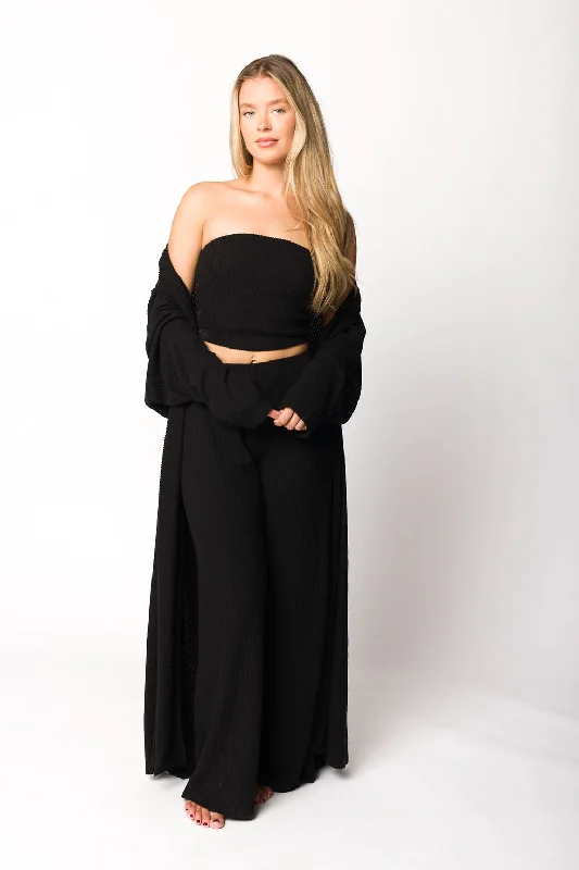 Deal of the Week Yacht Club 3 Piece Tube Top Set in Ink