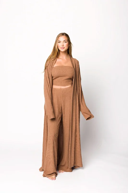 Discount Mania Yacht Club 3 Piece Tube Top Set in Sedona
