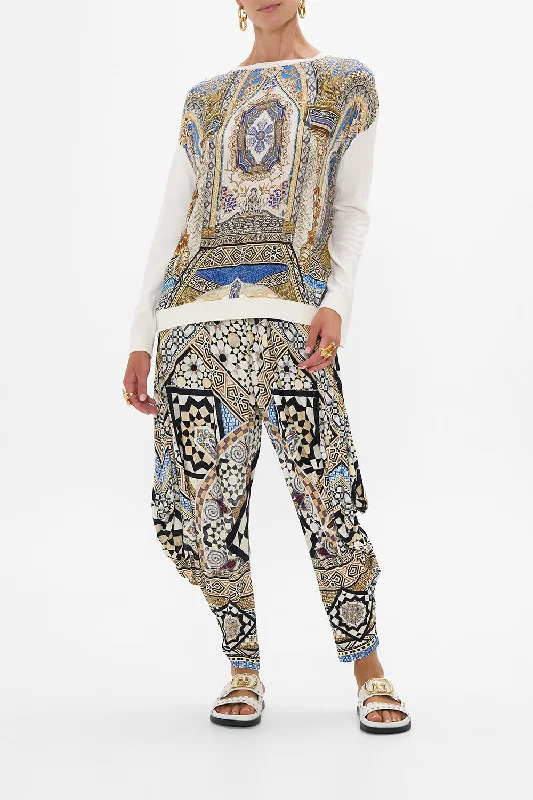 Online Only LONG SLEEVE JUMPER WITH PRINT FRONT MAKE ME YOUR MOSAIC
