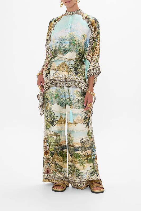 Fantastic Offers BUTTON THROUGH SCARF BLOUSE VIEWS OF THE VALLEY