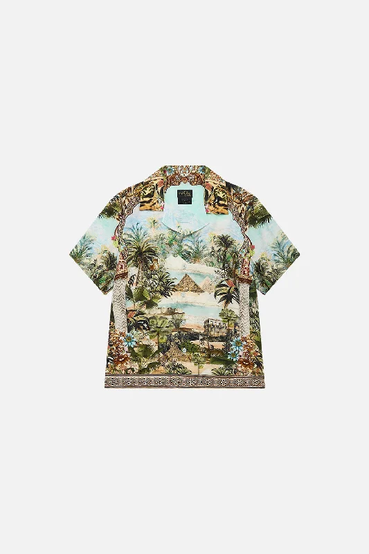Act Now BOYS SHORT SLEEVE SHIRT 4-10 VIEWS OF THE VALLEY