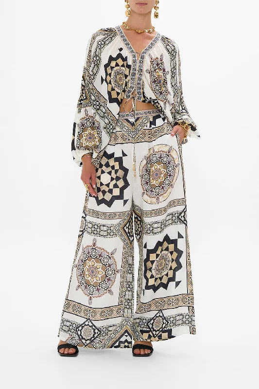Special Buy TUCK FRONT PANT TILE STYLE