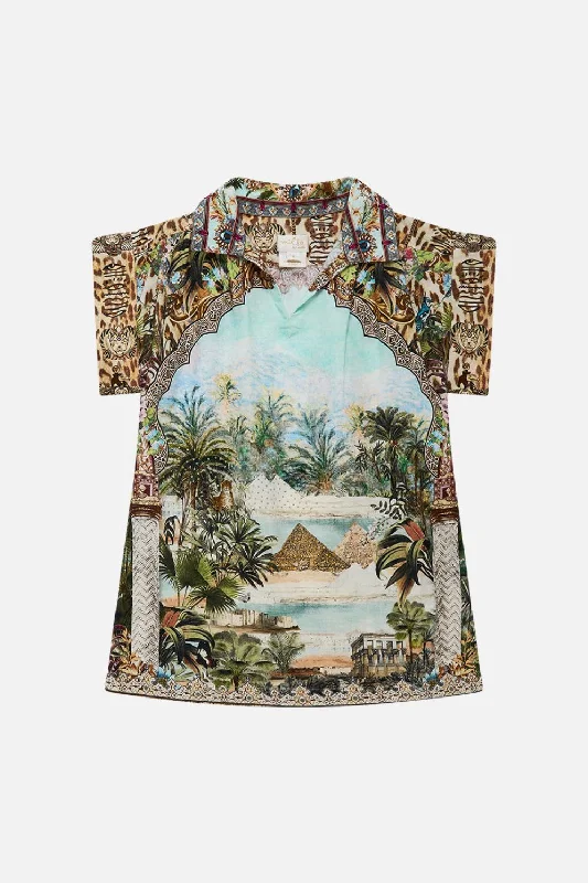 Special Offer KIDS MINI SHIRT DRESS 12-14 VIEWS OF THE VALLEY