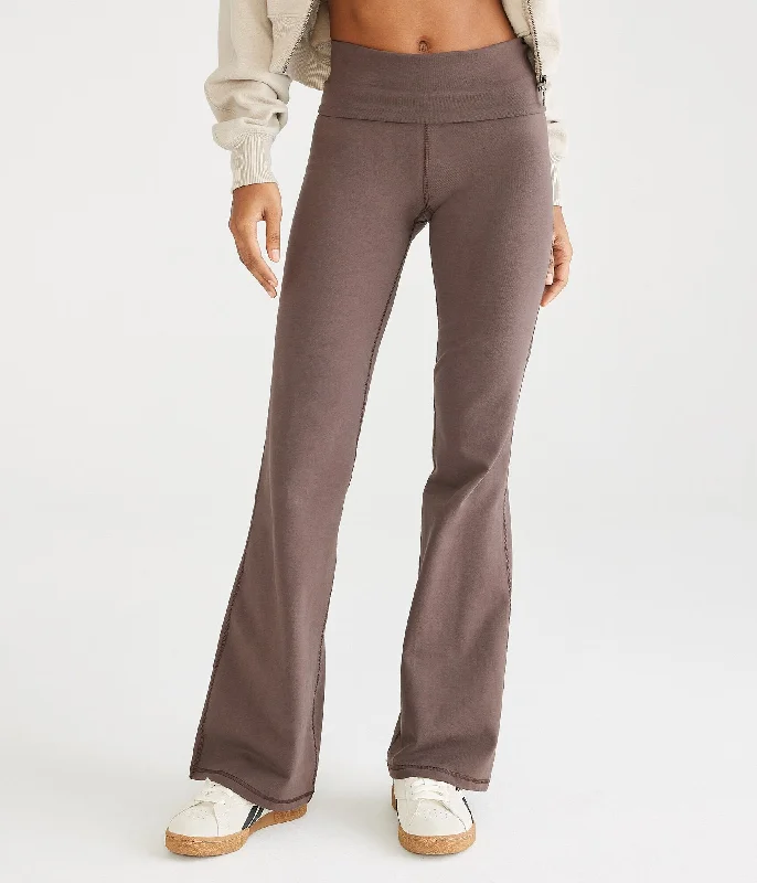 Don't Miss Aeropostale Flare High-Rise Fold-Over Pants