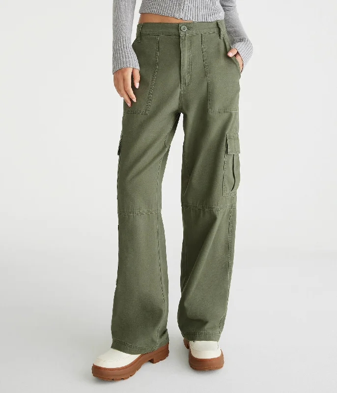 Limited Availability Aeropostale Mid-Rise Utility Cargo Pants