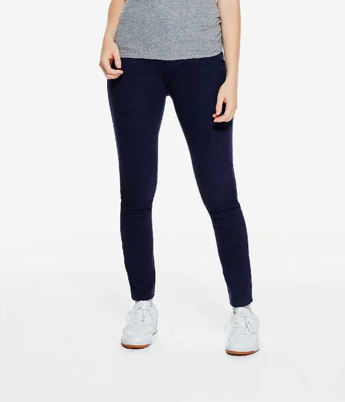 Extra Discounts Aeropostale Women's Seriously Stretchy High-Waisted Solid Uniform Jegging
