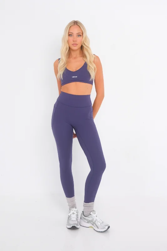 Referral Discount Alpine Pocket Leggings - Grape